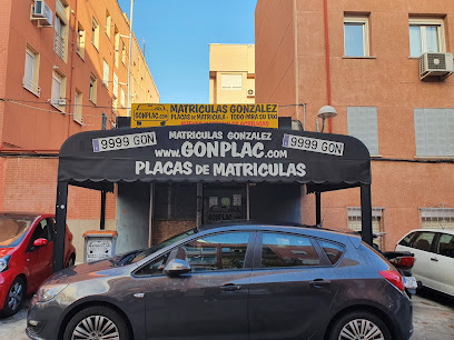 Matrículas Gonplac