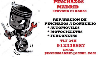 Pinchazos Madrid - Reparacion de pinchazos a domicilio